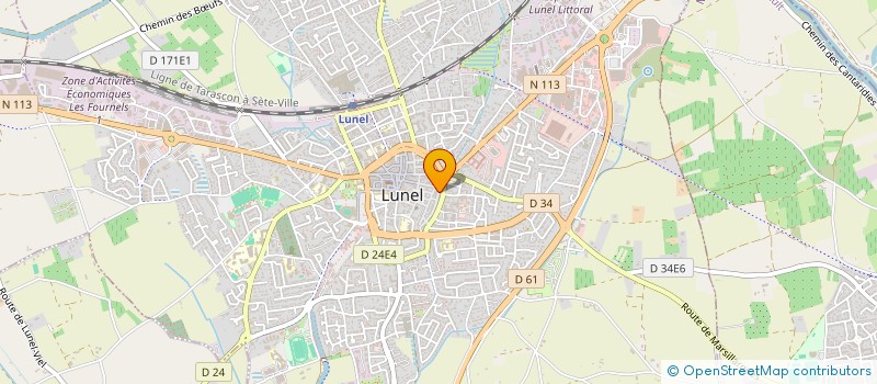 localisation de l'entreprise MONSIEUR DORIAN FAMIBELLE  LUNEL