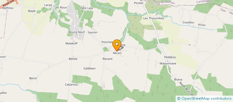 localisation de l'entreprise MONSIEUR DORIAN FAURE  MEILHAN