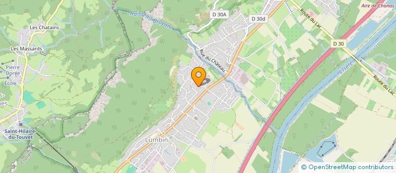 localisation de l'entreprise MONSIEUR DORIAN FAVIER  LUMBIN