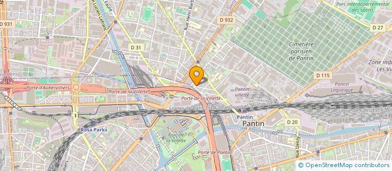 localisation de l'entreprise MONSIEUR DORIAN FELICITE-PRUDENT  PANTIN