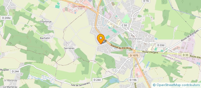 localisation de l'entreprise MONSIEUR DORIAN FERRETTI  MORESTEL