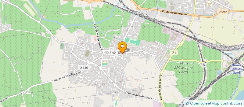 localisation de l'entreprise MONSIEUR DORIAN FEVRIER-BARTOLI  MANDUEL