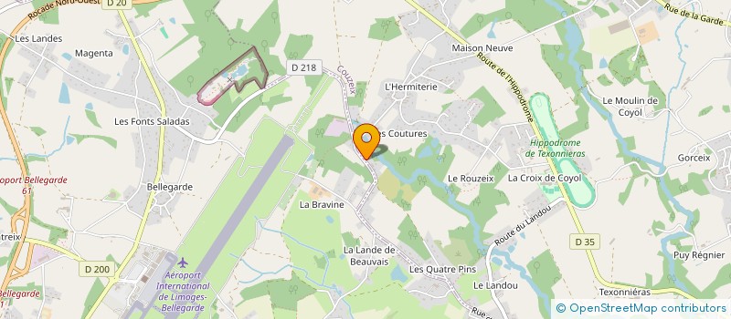 localisation de l'entreprise MONSIEUR DORIAN FLORES à COUZEIX