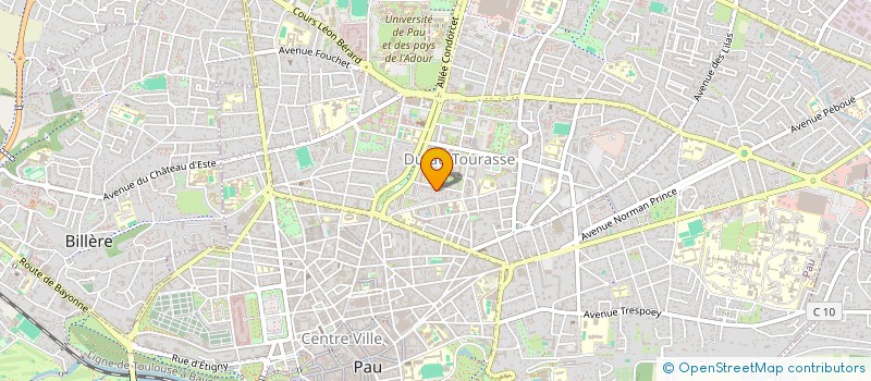 localisation de l'entreprise MONSIEUR DORIAN FOUCHIER à PAU