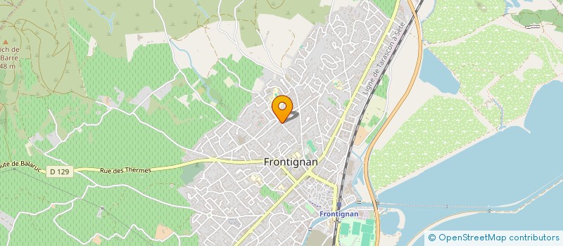 localisation de l'entreprise MONSIEUR DORIAN FOURMAUX à FRONTIGNAN