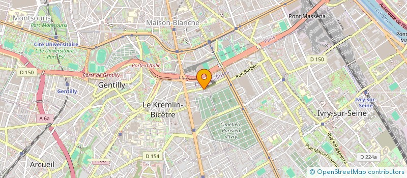 localisation de l'entreprise MONSIEUR DORIAN FRANCES  LE KREMLIN-BICETRE