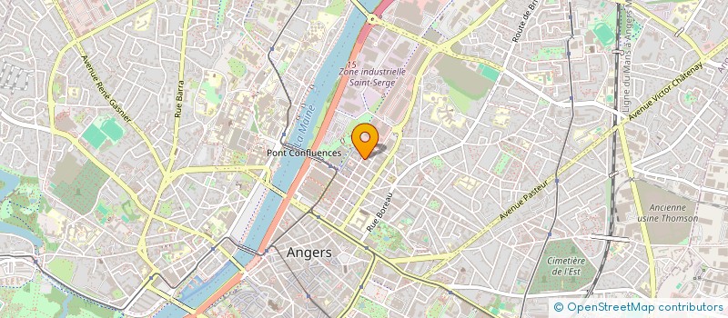 localisation de l'entreprise MONSIEUR DORIAN FRANCHETEAU à ANGERS