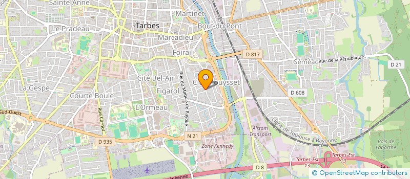 localisation de l'entreprise MONSIEUR DORIAN GARCIA  TARBES
