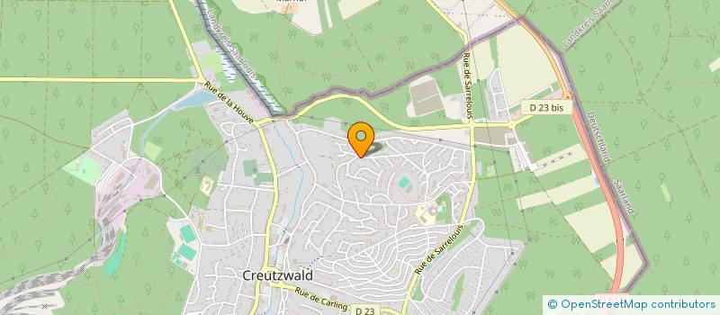 localisation de l'entreprise MONSIEUR DORIAN GARRISI  CREUTZWALD
