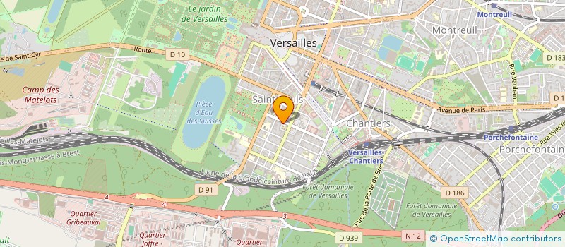 localisation de l'entreprise MONSIEUR DORIAN GAUTHEY à VERSAILLES