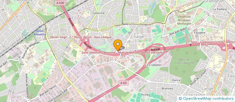 localisation de l'entreprise MONSIEUR DORIAN GENTILLET  PESSAC