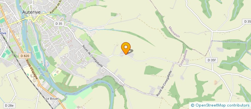 localisation de l'entreprise MONSIEUR DORIAN GERAUD  AUTERIVE