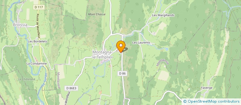 localisation de l'entreprise MONSIEUR DORIAN GERBE  MONTLAINSIA