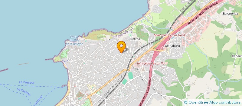 localisation de l'entreprise MONSIEUR DORIAN GIORDANO à SAINT-JEAN-DE-LUZ