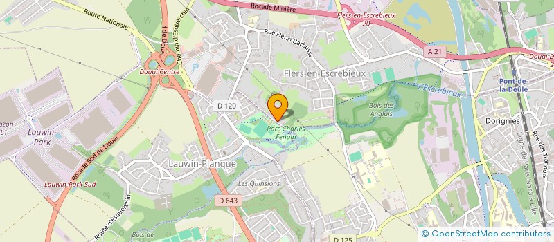 localisation de l'entreprise MONSIEUR DORIAN GOGUET  FLERS-EN-ESCREBIEUX