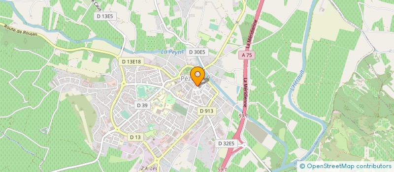 localisation de l'entreprise MONSIEUR DORIAN GOOSSENS à PEZENAS