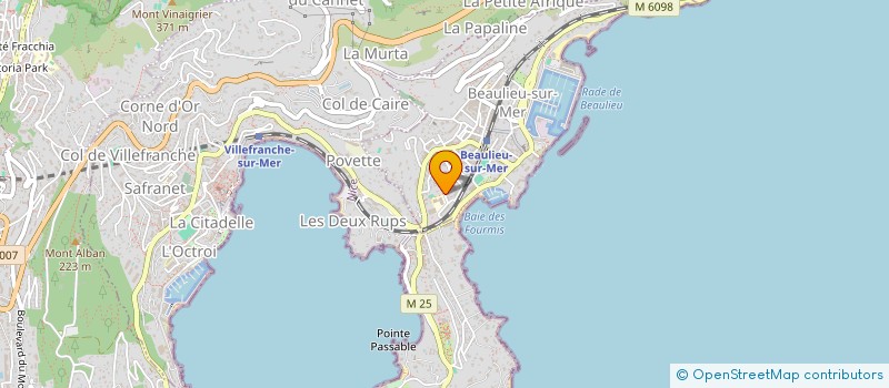 localisation de l'entreprise MONSIEUR DORIAN GORDA  BEAULIEU-SUR-MER