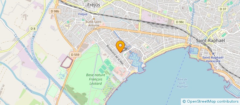 localisation de l'entreprise MONSIEUR DORIAN GRANGE à FREJUS