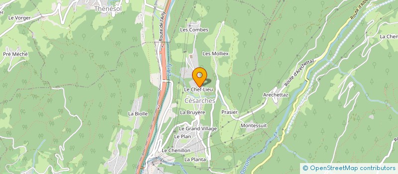 localisation de l'entreprise MONSIEUR DORIAN GRANGE  CESARCHES