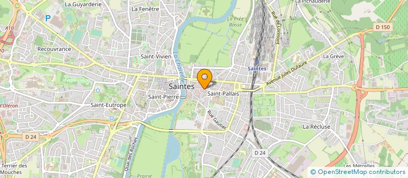 localisation de l'entreprise MONSIEUR DORIAN GRANOUILLI  SAINTES