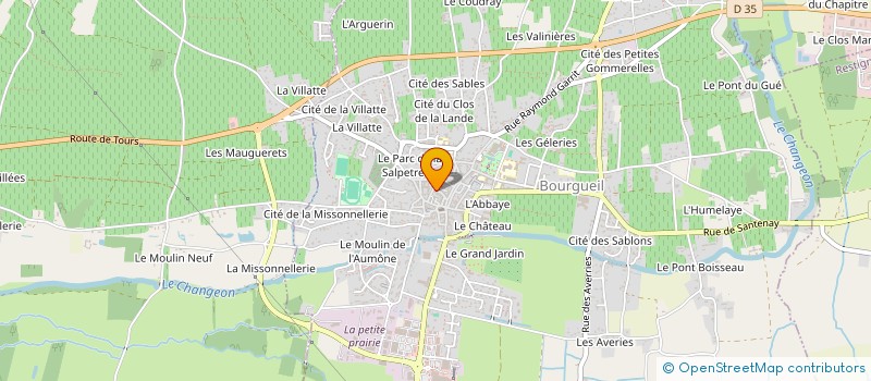 localisation de l'entreprise MONSIEUR DORIAN GUIONNIERE  BOURGUEIL