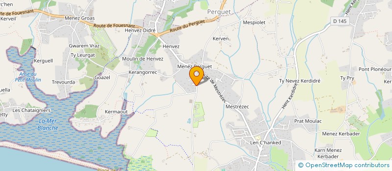 localisation de l'entreprise MONSIEUR DORIAN HANQUIER à FOUESNANT