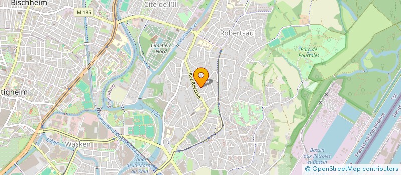 localisation de l'entreprise MONSIEUR DORIAN HEBERLE  STRASBOURG