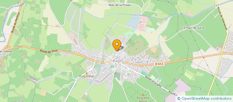 localisation de l'entreprise MONSIEUR DORIAN HERBE  BAGES