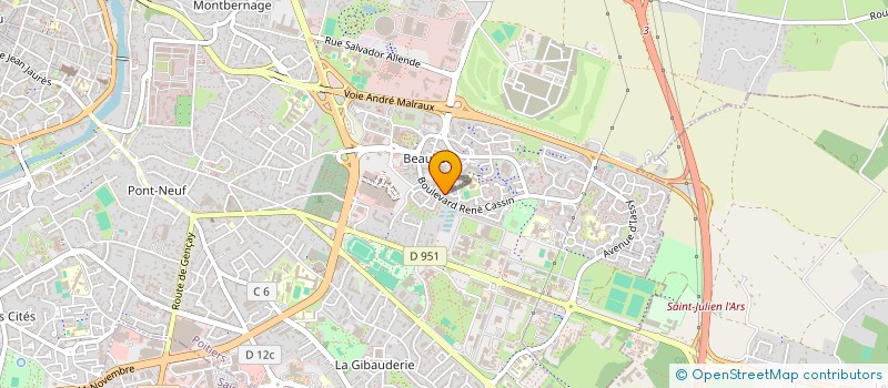 localisation de l'entreprise MONSIEUR DORIAN HORSIN à POITIERS