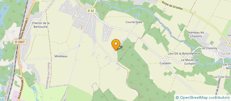 localisation de l'entreprise MONSIEUR DORIAN HUGUET à FERRIERES-EN-GATINAIS
