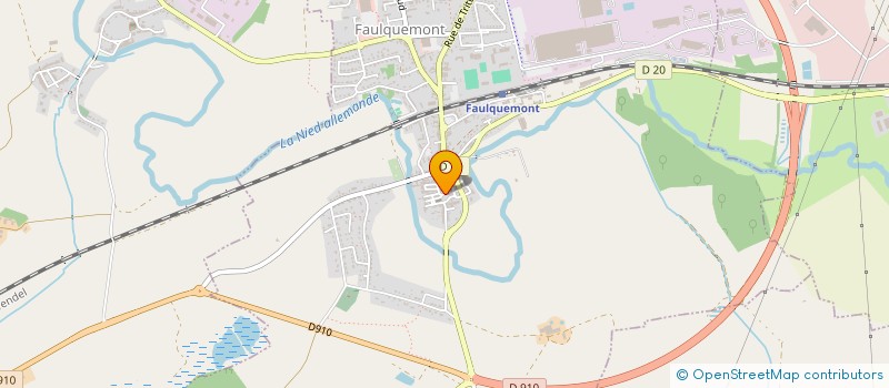 localisation de l'entreprise MONSIEUR DORIAN HUYNH-VAN  FAULQUEMONT