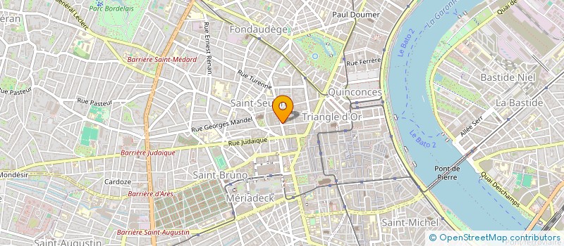 localisation de l'entreprise MONSIEUR DORIAN JAMET  BORDEAUX