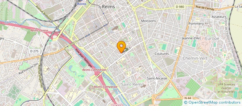 localisation de l'entreprise MONSIEUR DORIAN JEAN-YVES MATHIEU TILLY  REIMS