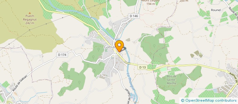 localisation de l'entreprise MONSIEUR DORIAN JOURDAS  GABIAN