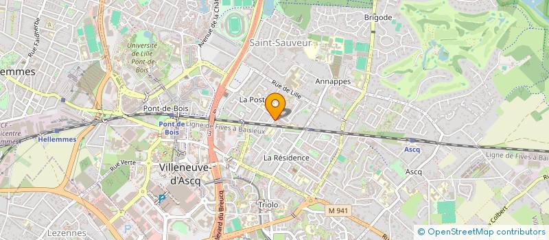 localisation de l'entreprise MONSIEUR DORIAN KACED  VILLENEUVE-D'ASCQ