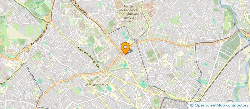 localisation de l'entreprise MONSIEUR DORIAN LACOSTE à MONTPELLIER