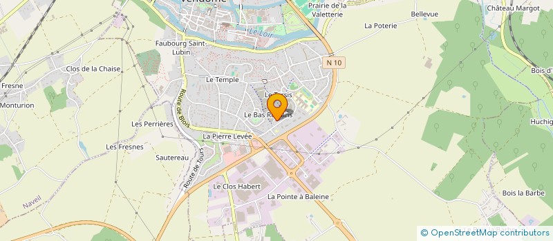 localisation de l'entreprise MONSIEUR DORIAN LACROIX  VENDOME