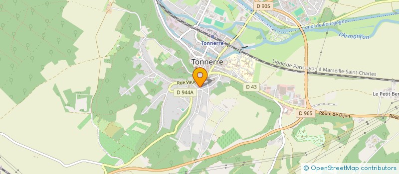 localisation de l'entreprise MONSIEUR DORIAN LACROIX  TONNERRE