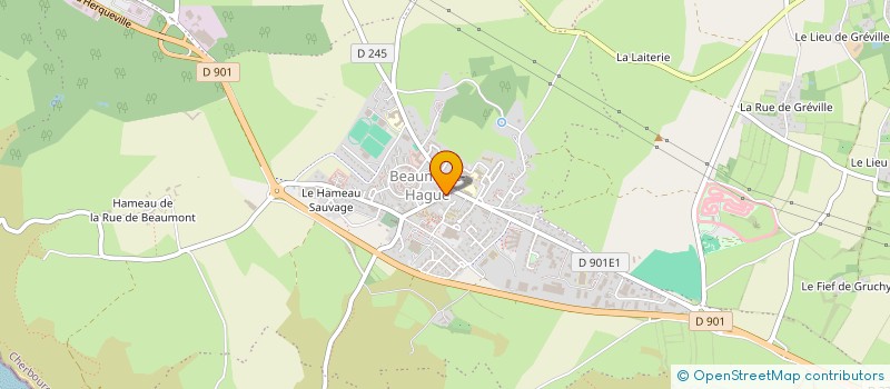 localisation de l'entreprise MONSIEUR DORIAN LAIR  LA HAGUE