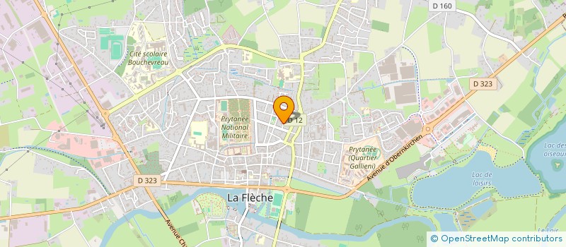 localisation de l'entreprise MONSIEUR DORIAN LALOYAUX  LA FLECHE