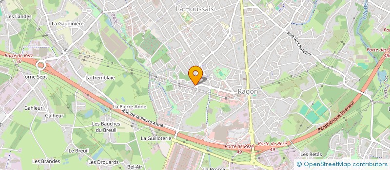 localisation de l'entreprise MONSIEUR DORIAN LAMEIRAS  REZE