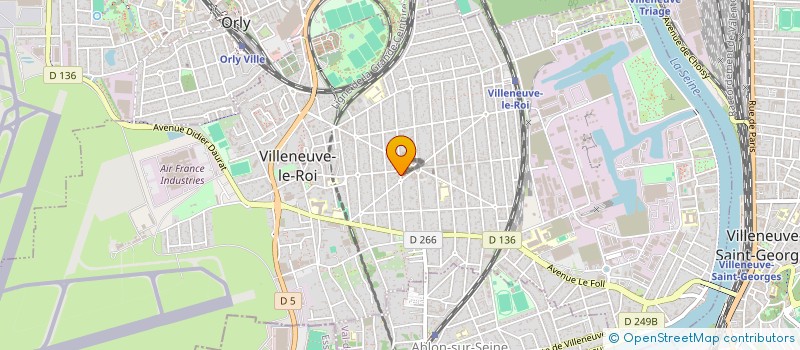 localisation de l'entreprise MONSIEUR DORIAN LARONZE  VILLENEUVE-LE-ROI