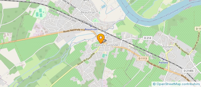 localisation de l'entreprise MONSIEUR DORIAN LARQUET  CASTRES-GIRONDE