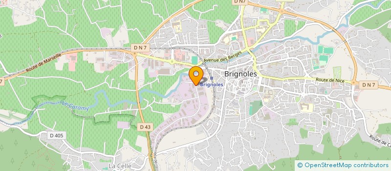 localisation de l'entreprise MONSIEUR DORIAN LATUSZEWSKI  BRIGNOLES