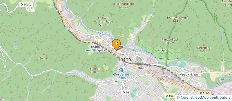 localisation de l'entreprise MONSIEUR DORIAN LAUBECHER à THANN