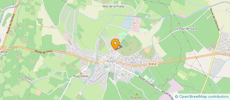 localisation de l'entreprise MONSIEUR DORIAN LAVERSIN  BAGES