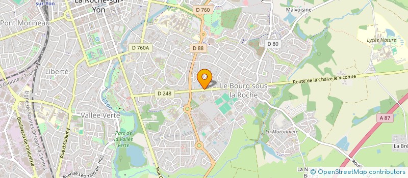 localisation de l'entreprise MONSIEUR DORIAN LE QUERE  LA ROCHE-SUR-YON