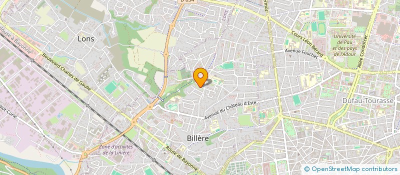 localisation de l'entreprise MONSIEUR DORIAN LEBEAU  BILLERE