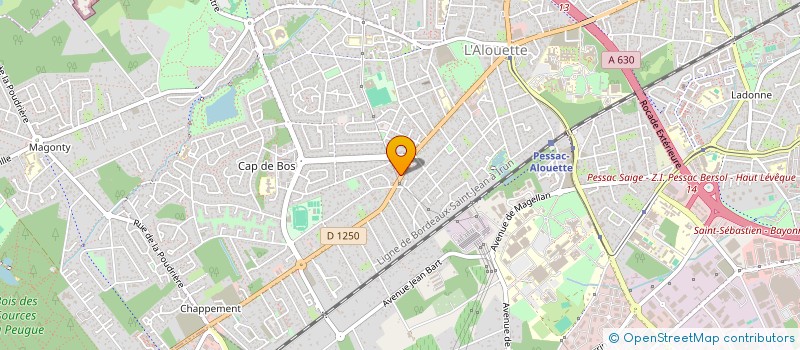 localisation de l'entreprise MONSIEUR DORIAN LEBRAUD  PESSAC