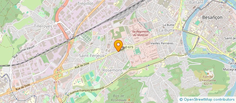 localisation de l'entreprise MONSIEUR DORIAN LECLERC à BESANCON